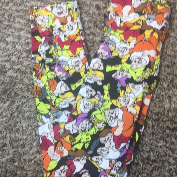 LuLaRoe Pants - LuLaRoe Disney princess kids leggings l/xl